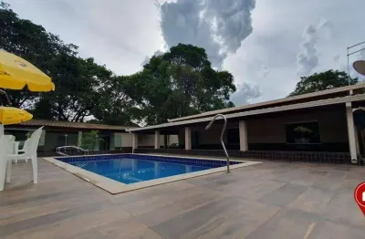Sítio mobiliado com 5 dormitórios à venda, 4000 m² por r$ 600.000 - campo verde - mário campos/mg