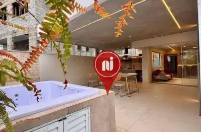 Apartamento garden com 3 dormitórios à venda, 180 m² por r$ 1.250.000,00 - cabral - contagem/mg