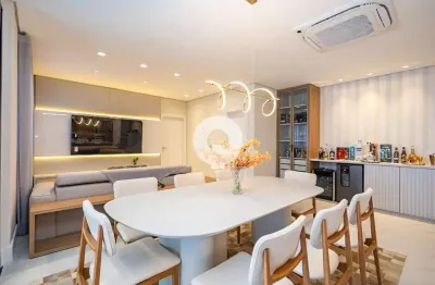 Apartamento novo semi mobiliado 113m² água verde - 2 quartos 1 suíte 2 vagas