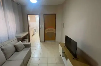 Apartamento mobiliado para locação 35m² 1 quarto (suíte) - ana maria - perto ribeirão shopping