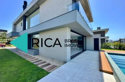 Casa em condomínio fechado com 5 quartos à venda na avenida paraguassu, 19, marina, xangri-lá por r$ 3.600.000