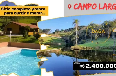 Chácara / sítio com 5 quartos à venda na Consulte E Agende Visita Com Nosso Atendimento., 99729728, Zona Rural, Campo Largo