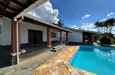 Casa térrea com 3 dormitórios, piscina e espaço gourmet para aluguel no condomínio panorama parque em atibaia