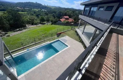 Casa em condominio de alto padrão no porto atibaia em atibaia