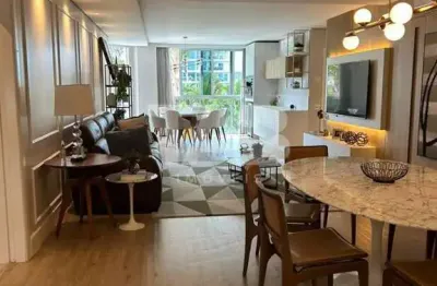 Apartamento totalmente mobiliado e decorado no brava home resort