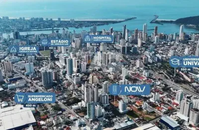 Flat com 1 quarto à venda na Rua Luiz Berlim, Centro, Itajaí