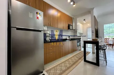 Apartamento 2 dormitorios mobiliado em toninhas, ubatuba/sp