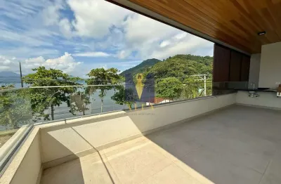 Apartamento vista mar de alto padrão à venda no itaguá em ubatuba/sp