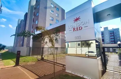 Apartamento para locação no condomínio london red – perobinha, londrina/pr