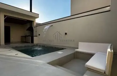 Casa em condomínio de luxo em indaiatuba-sp  3 suítes  2 salas  4 vagas  195m²  residencial evidências
