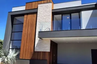 Imponente residência de luxo em condomínio fechado no residencial milano, indaiatuba-sp: 4 suítes, 2 salas, 6 banheiros, 4 vagas, 299 m².