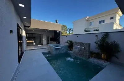 Imperdível! casa de alto padrão em condomínio no residencial london park, indaiatuba-sp: 3 suítes, 2 salas, 5 banheiros, 4 vagas, 196m².