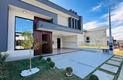 Oportunidade única! casa em condomínio à venda em indaiatuba-sp, 3 suítes, 2 salas, 4 vagas de garagem, 205m² no park gran reserve.