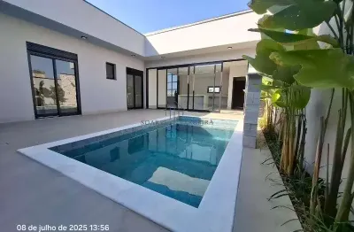 Linda casa em condomínio à venda em indaiatuba-sp, jardim residencial dona maria candida - 3 quartos, 3 suítes - 191,76m²