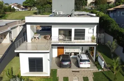 Casa de alto padrão com 4 suítes e 6 vagas de garagem em itupeva-sp, residencial dos lagos: 385m² de puro luxo!