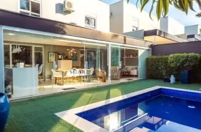 Imperdível Casa de Luxo em Condomínio no Jardim Residencial Dona Lucilla - 04 Quartos, 04 Suítes, 03 Salas, 06 Banheiros, 4 Vagas, 294,67 m² - Indaiatuba-SP