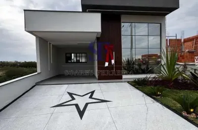 Espetacular casa à venda em Indaiatuba-SP, Condomínio Park Vista Real! 3 quartos, 1 suíte, 2 salas, 3 banheiros, 140m². Imperdível!