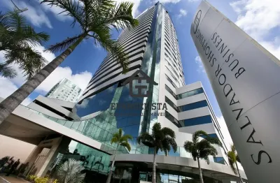 Sala comercial para locação no salvador shopping business – caminho das árvores, salvador/ba.