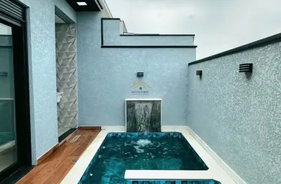Casa maravilhosa com piscina e 03 quartos no condomínio horto em sorocaba