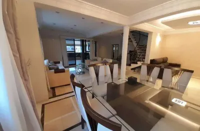 Cobertura duplex para venda possui 262 metros quadrados com 3 quartos em gonzaga - santos - sp