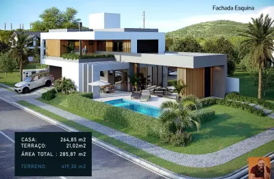 Belíssima casa  para venda tem 319 metros quadrados com 3 quartos  - camboriú - sc
