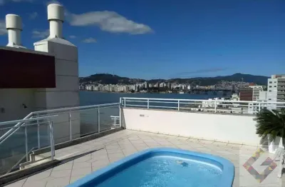 Cobertura para venda em florianópolis, estreito, 4 dormitórios, 2 suítes, 5 banheiros, 4 vagas