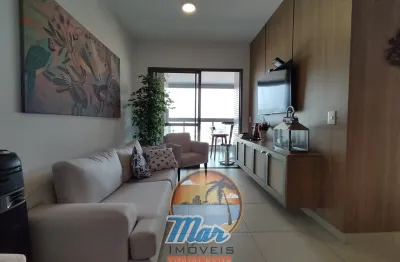 Lindo e fino apartamento, com ampla vista para o mar, excelente localização em empreendimento novo, com lazer muito completo.