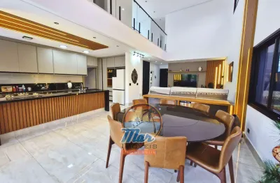 Linda e ampla casa de alto padrão em condomínio com 5 quartos (4 suítes ) a venda em bertioga sp