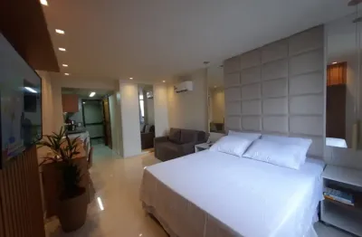 Excelente flat à venda no edifício victória marina | decorado