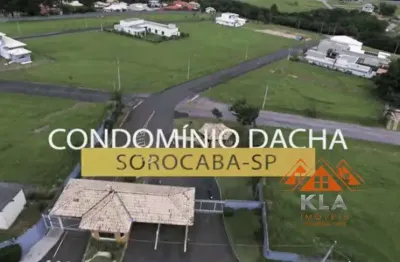 Oportunidade - excelente terreno com 1236m² no condomínio dacha - sorocaba - sp
