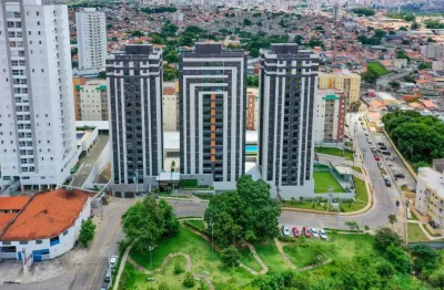 Mobiliado - apto andar alto–vista para centro sorocaba - riserva natura planeta