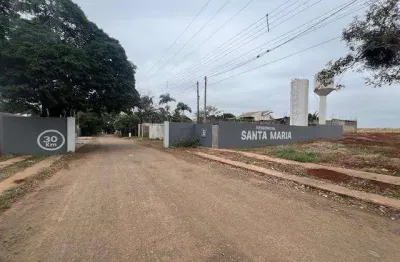 Chácara à venda em maringá, condomínio santa maria, com 1 quarto, com 1000 m²