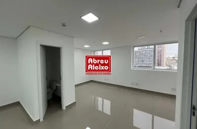 Analia franco - sala comercial com 50 m² com 2 banheiros + 1 vaga de garagem - pronta para trabalhar !