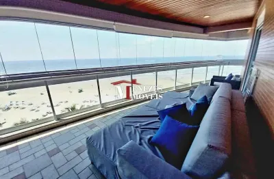 Apartamento pé na areia a venda riviera  são lourenço ref. 2076