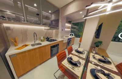 Apartamento 02 dormitórios com varanda gourmet e vaga