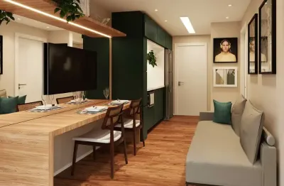 Apartamento de 01 dormitório com varanda próximo ao metro barba gato