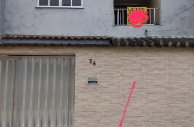 Casa duplex  pronto - 90 m² - 03  dormitórios - suite - varanda - garagem - lavanderia