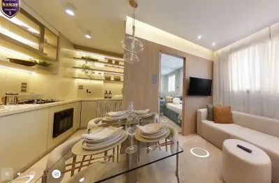 Apartamentos de 01 e 02 dormitórios com varanda na região da vila olimpia