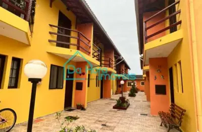 Casa em condomínio fechado com 2 quartos à venda na vila atlântica, mongaguá , 75 m2 por r$ 318.000