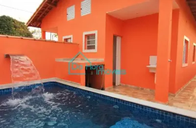 Casa com 2 quartos à venda no jardim lindomar, itanhaém , 54 m2 por r$ 285.000