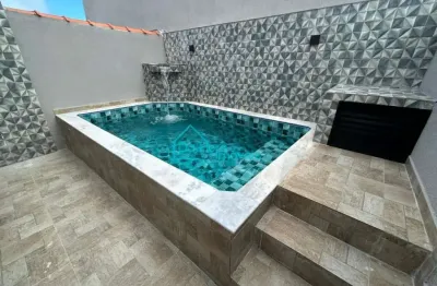 Casa com 2 quartos à venda no balneário tupy, itanhaém , 56 m2 por r$ 350.000