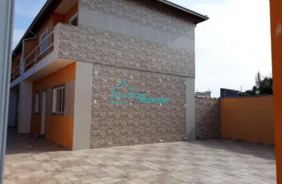 Casa em condomínio fechado com 2 quartos à venda no balneário itaguaí, mongaguá , 75 m2 por r$ 235.000