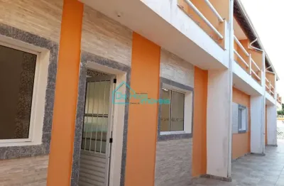 Casa em condomínio fechado com 2 quartos à venda no balneário itaguaí, mongaguá , 75 m2 por r$ 235.000