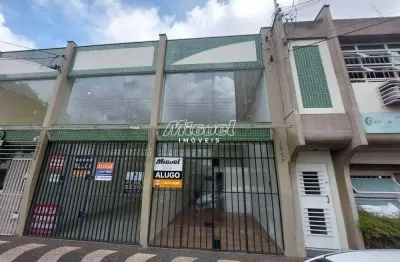Salão comercial, 33,19m² para aluguel, centro - piracicaba -