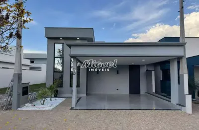 Casa em condomínio, à venda, 3 quartos, residencial agape, campestre - piracicaba