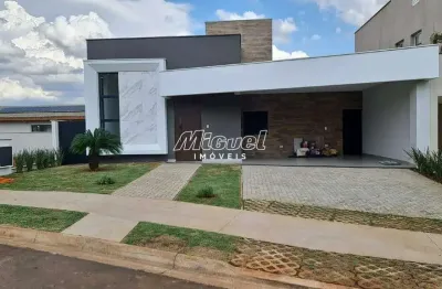 Casa em condomínio, à venda, 3 quartos, residencial villa d'aquila, santa rosa - piracicaba