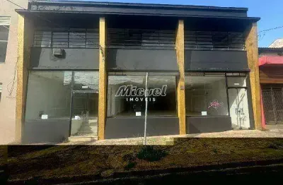 Salão comercial, 930,24m² para aluguel, cidade alta - piracicaba -