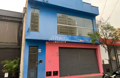 Salão comercial, 122m² para aluguel, cidade alta - piracicaba -