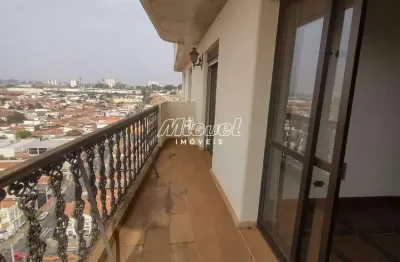 Apartamento, 187,32m² à venda, cidade alta - piracicaba 3 quartos - condomínio edifício marajó