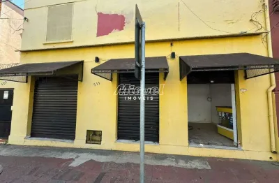 Salão comercial, 202,85m² para aluguel, vila rezende - piracicaba -